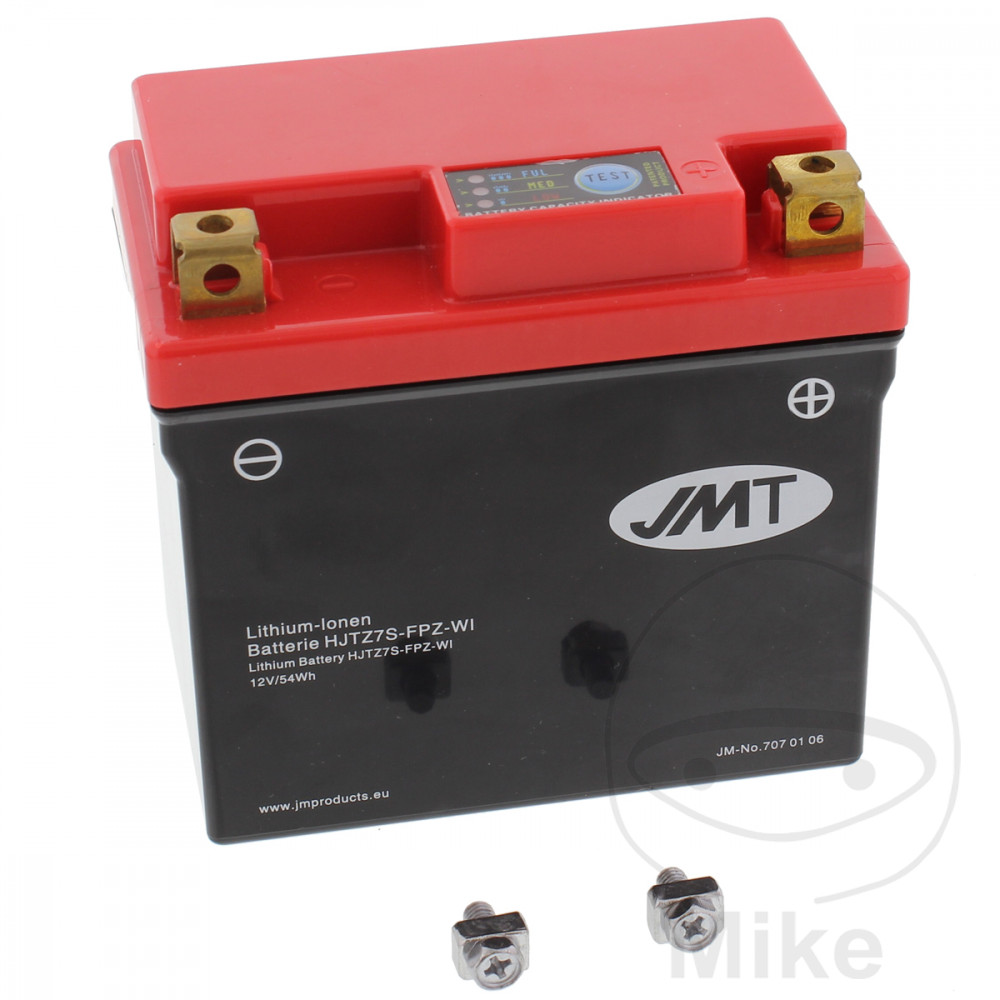 1000_7070106 Batterie de moto HJTZ7S-FPZ-WIJMT Lithium-Ion avec indicateur