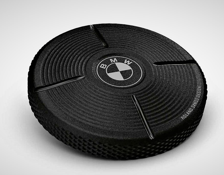 77-35-2-465-702 Couvercle de réservoir BMW d'origine noir (design Roland Sands) pour R18 + R18 Classic K34