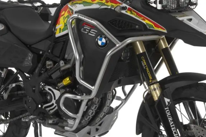 Extensión de soporte de caída de acero inoxidable para BMW F800GS Adventure