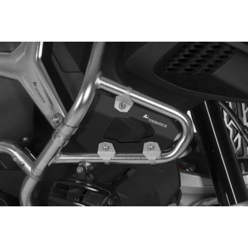 Touratech Cover for original BMW R1200GS Adventure LC Crash Bars silver/black