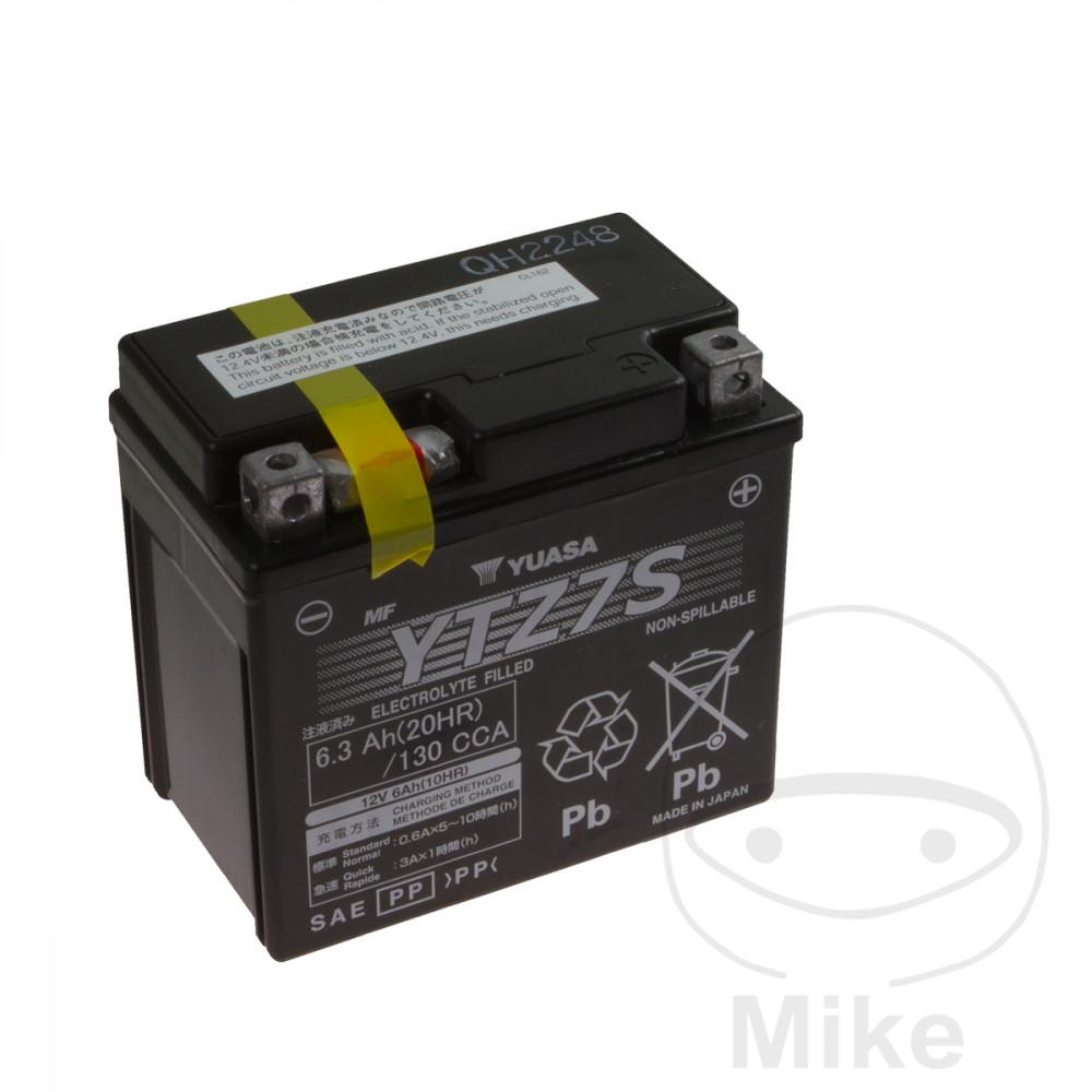 Batterie Moto YTZ7S WET Yuasa JMT 7070108 4008 6-ON 9001