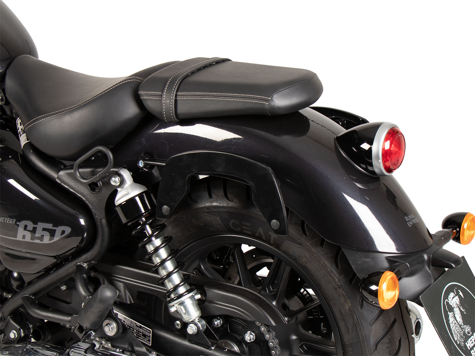 C-Bow Seitenträger schwarz für Royal Enfield Super Meteor 650 (2023-)