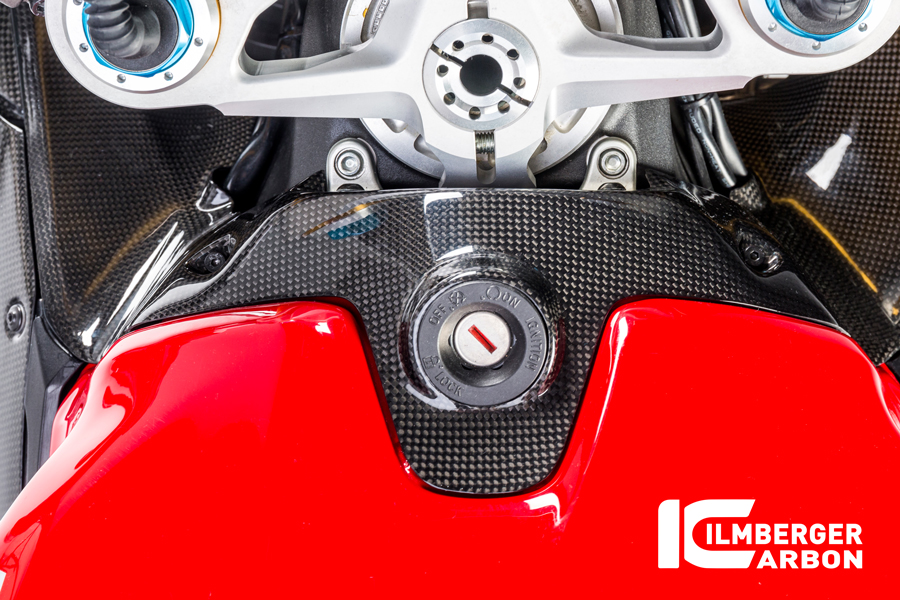 Coperchio dell'interruttore di accensione in carbonio lucido per Ducati Panigale 1299 (dal 2015) / Panigale 959