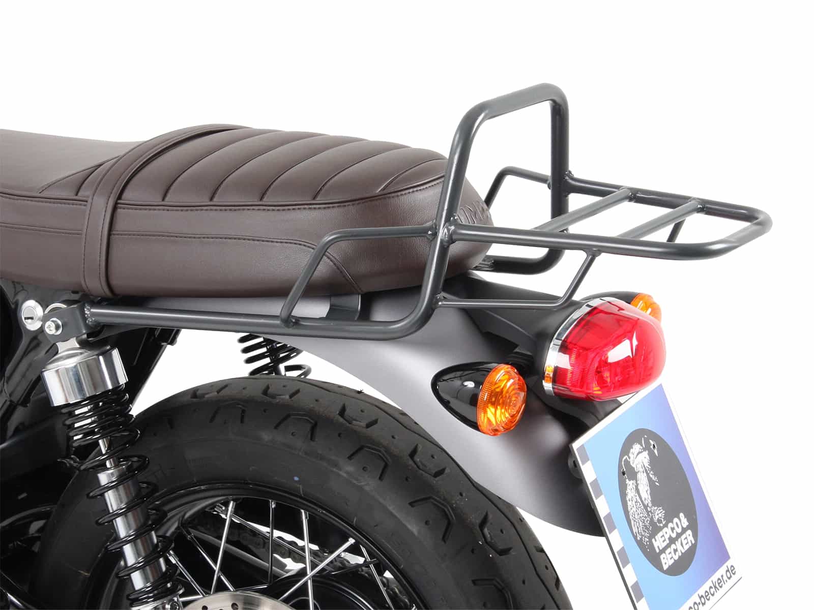 Rohrgepäckbrücke Topcaseträger schwarz für Triumph Bonneville T 100/Black (2017-2025)