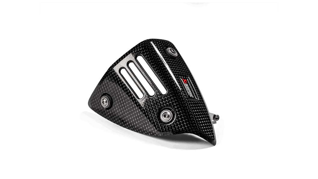 8de81653-93f7-439c-b828-1b2d85c60e01 Scudo Termico Akrapovic (Carbonio) per Italjet Dragster 125 / 200 2021