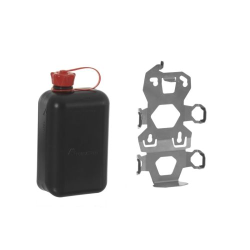 ZEGA Pro2 ensemble de supports d'accessoires support de bidon incl. bidon d'essence Touratech 2 litres