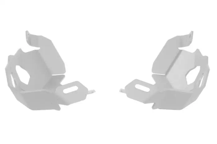 Protection de couvercle de soupape argent pour combinaison avec le protège-moteur d'origine BMW R1200GS LC 13-16 Protection de couvercle de soupape argent pour combinaison avec le protège-moteur d'origine BMW R1200GS LC 13-16