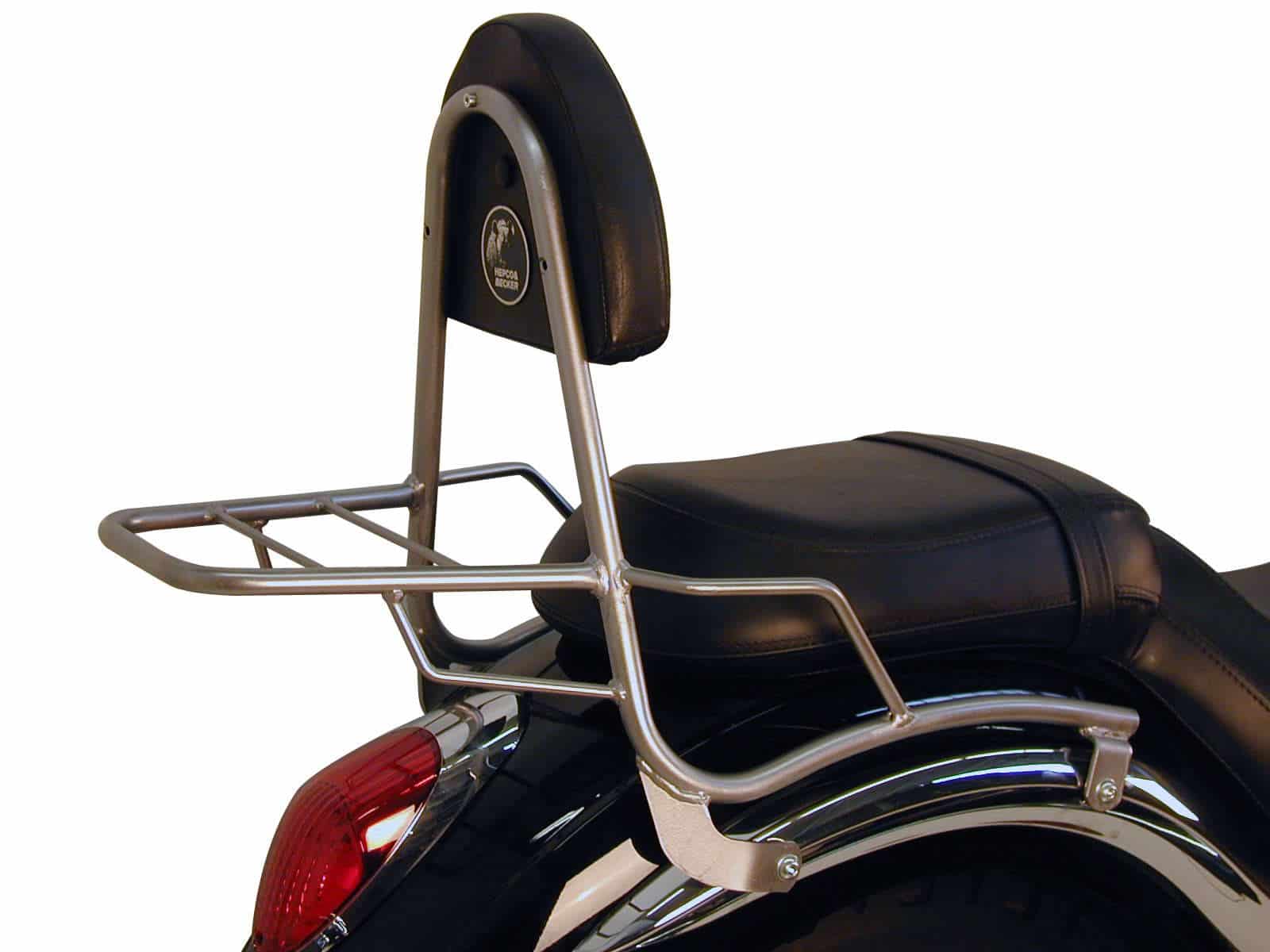 Sissybar mit Gepäckträger chrom für Kawasaki VN 900 Classic/900 Custom/Vulcan