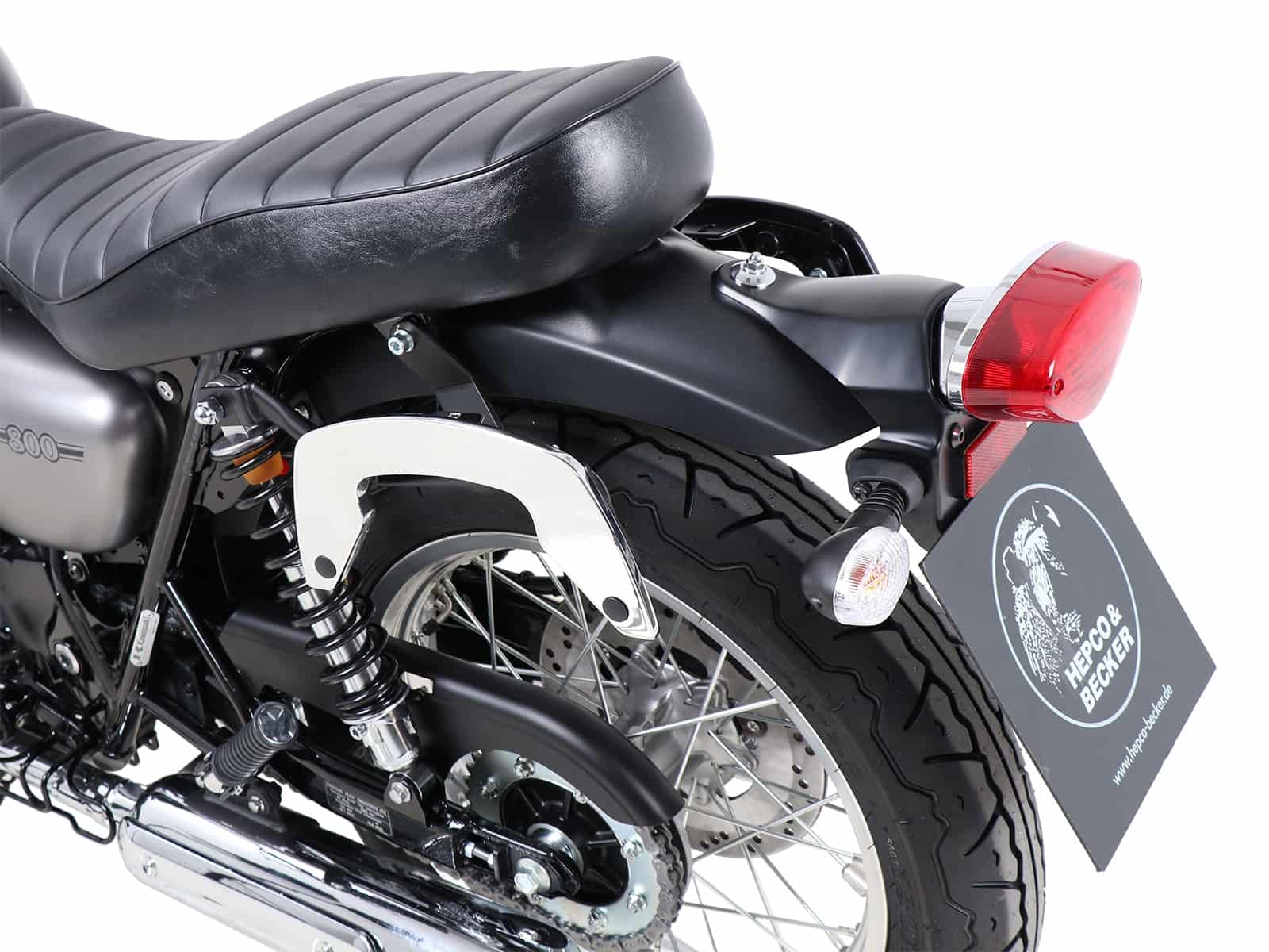 C-Bow Seitenträger chrom für Kawasaki W 800 Street / Cafe / Standard (2019-)