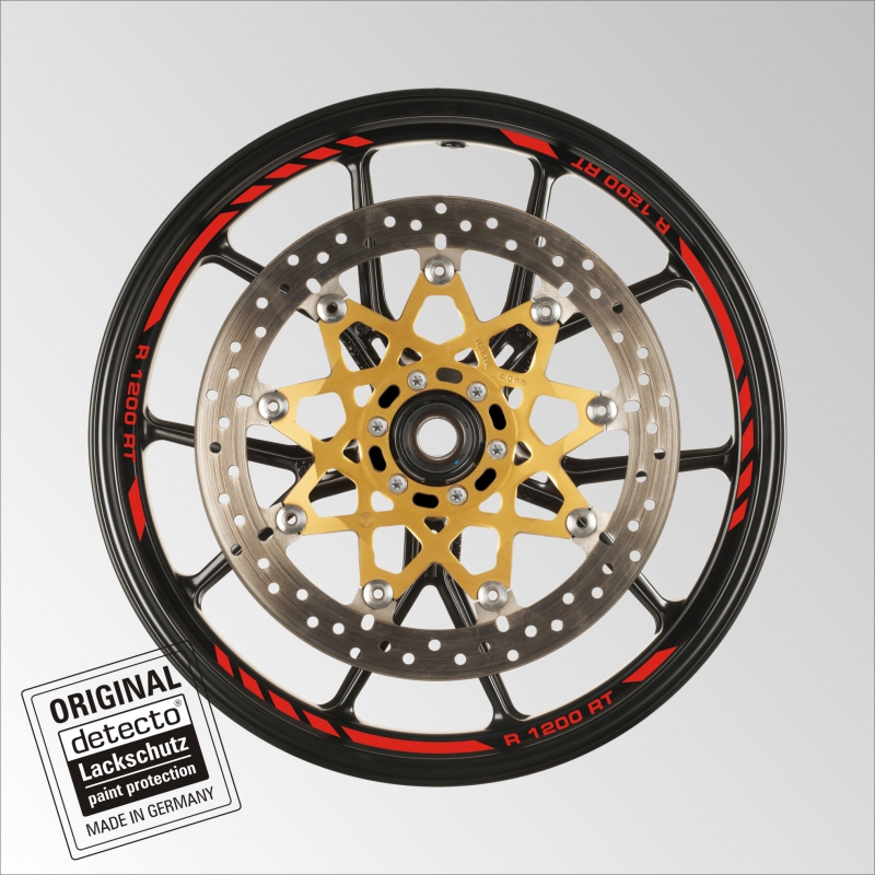 Felgen-Dekorstreifen-R-1200-RT Bandes décoratives de jante en différentes couleurs pour BMW R1200RT