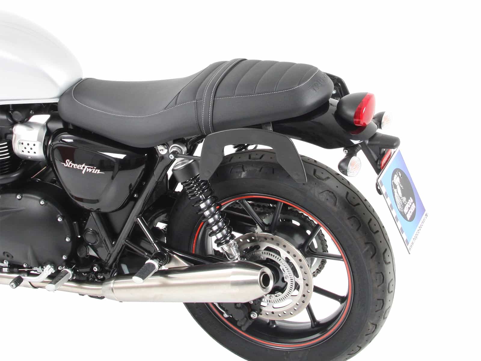 C-Bow Seitenträger schwarz für Triumph Street Twin (2016-2022)
