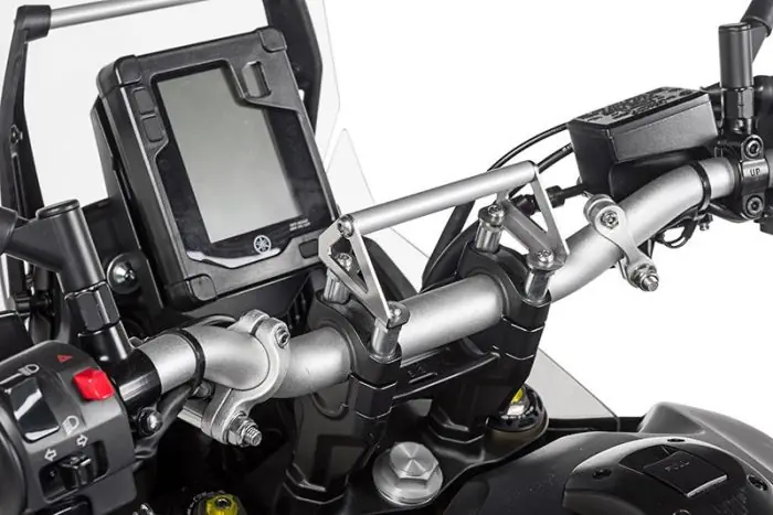 Adattatore di montaggio GPS per morsetto del manubrio con viti per rialzo manubrio da 20 mm, Yamaha Tenere 700