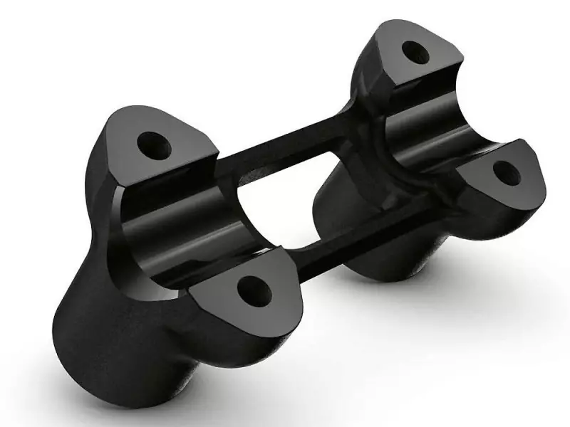 Klemmbock niedrig     schwarz unten Universal