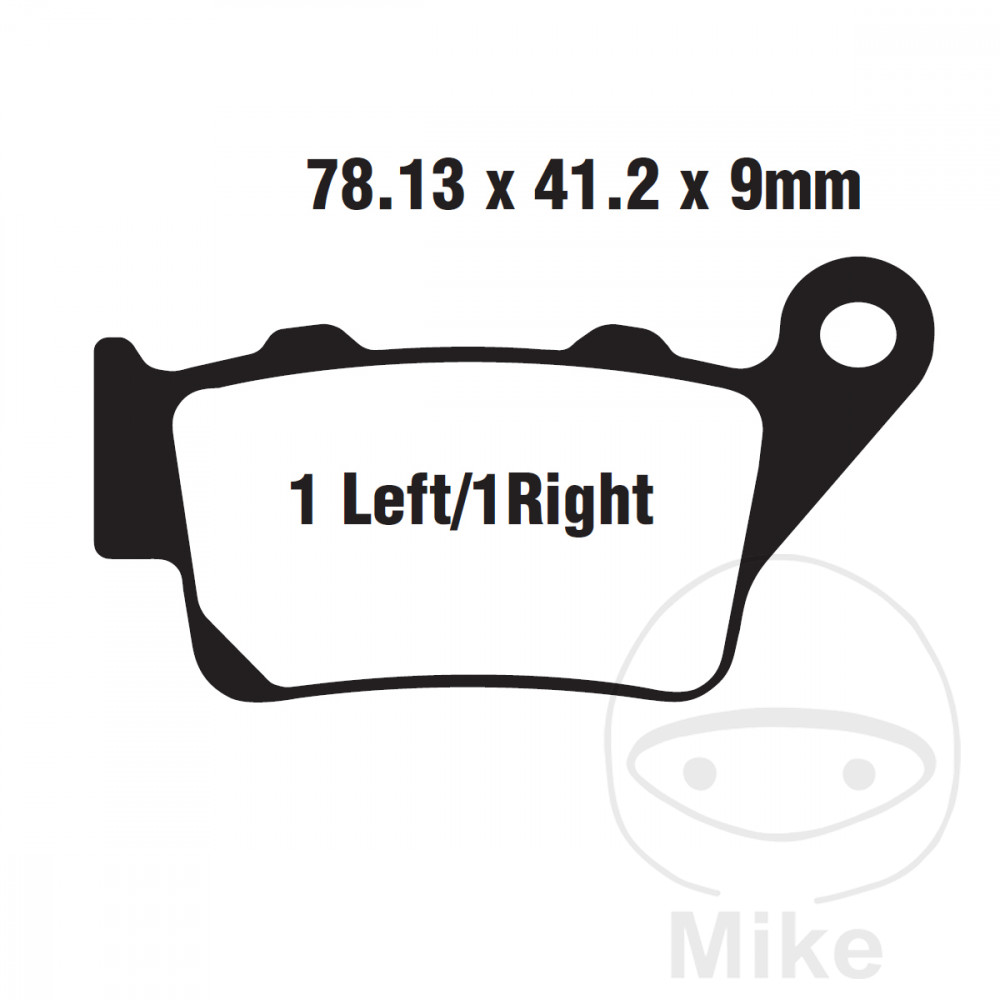 1000_737004971Af7YJpPJLgK Brake Pad Rear Standard Scooter EBC for BMW C1 125 / 200