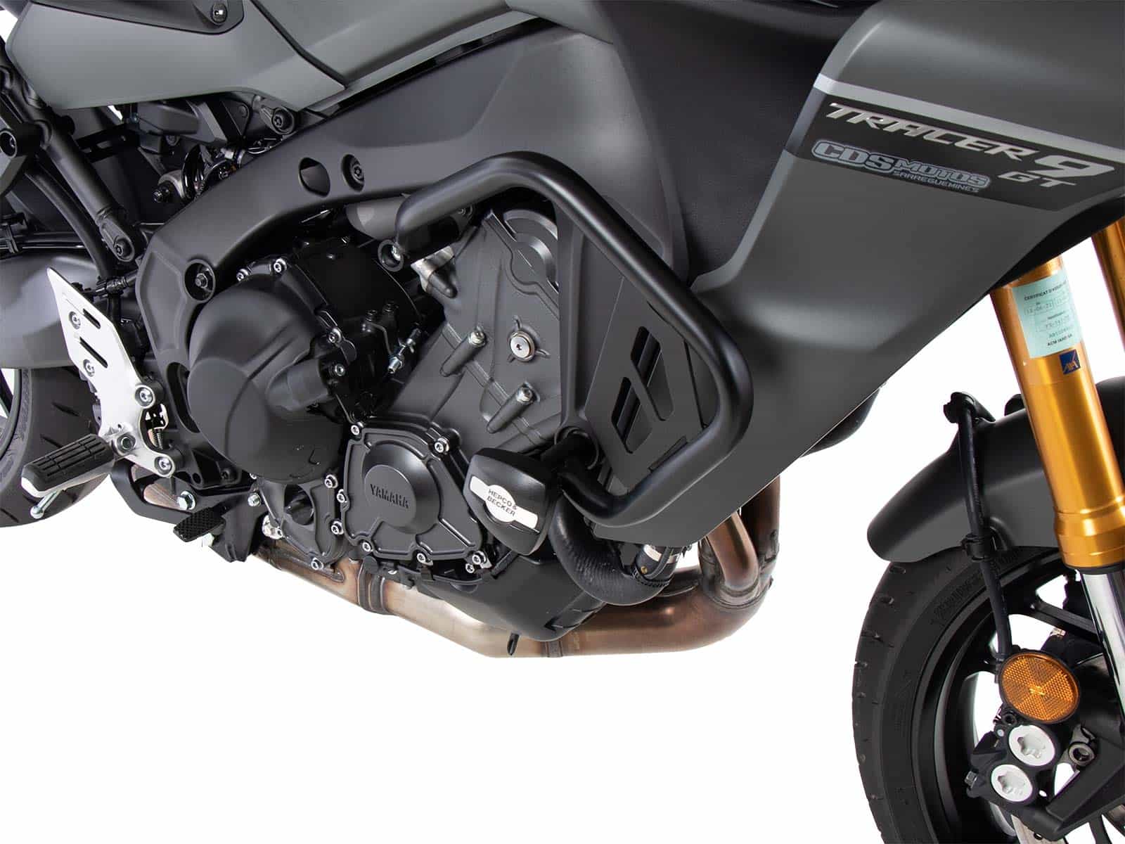 Motorschutzbügel inkl. Protectionpad schwarz für Yamaha Tracer 9 / GT (2021-2024)