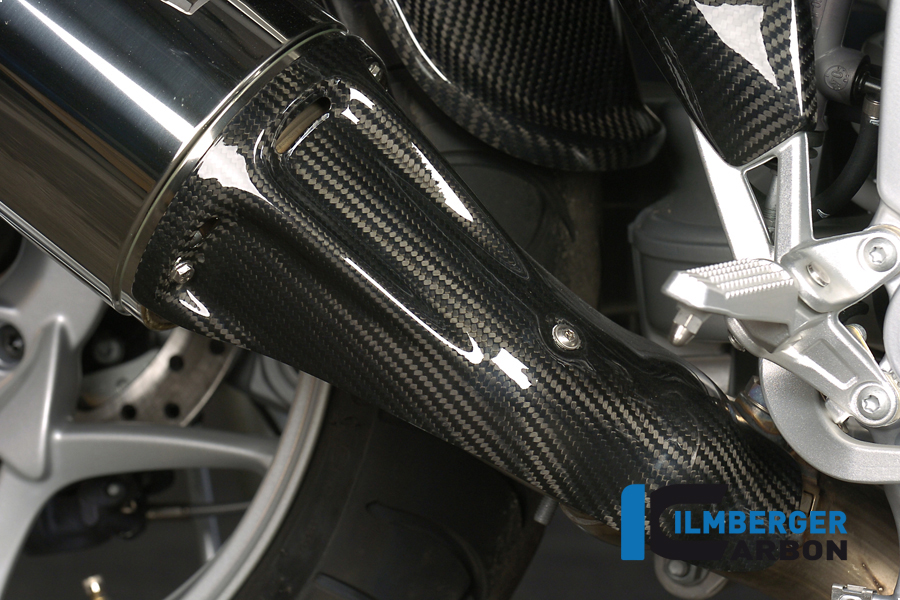 Copertura del tubo di scarico in carbonio per BMW K1200S K1200R + Sport