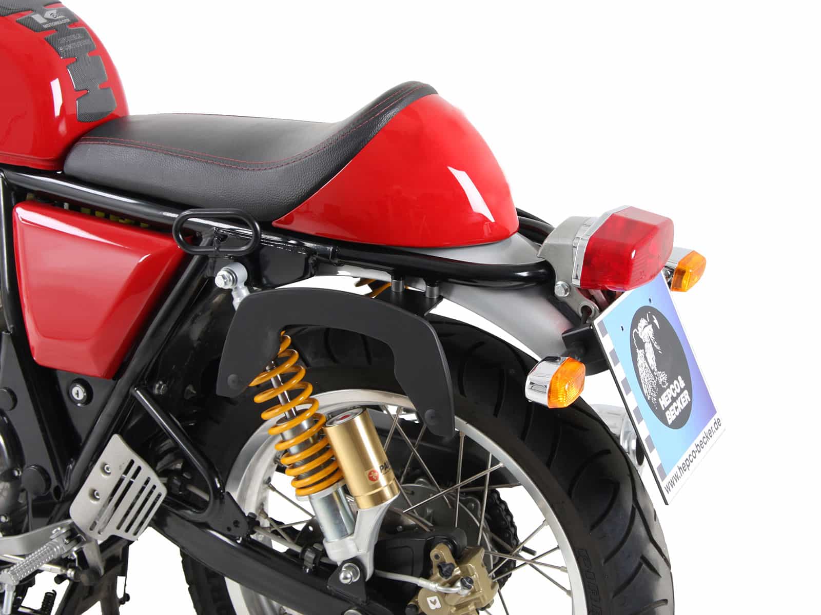 C-Bow Seitenträger schwarz für Royal Enfield Continetal GT 535 (2013-2018)