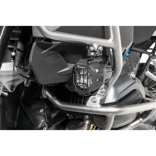 Protección de faro Touratech para faros adicionales LED originales de BMW "Nano", juego, negro (08/2017-