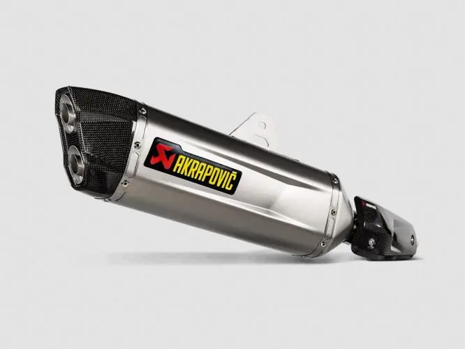 Akrapovic Slip-On Titanium Exhaust Muffler for Yamaha Tenere 700 (2021-)