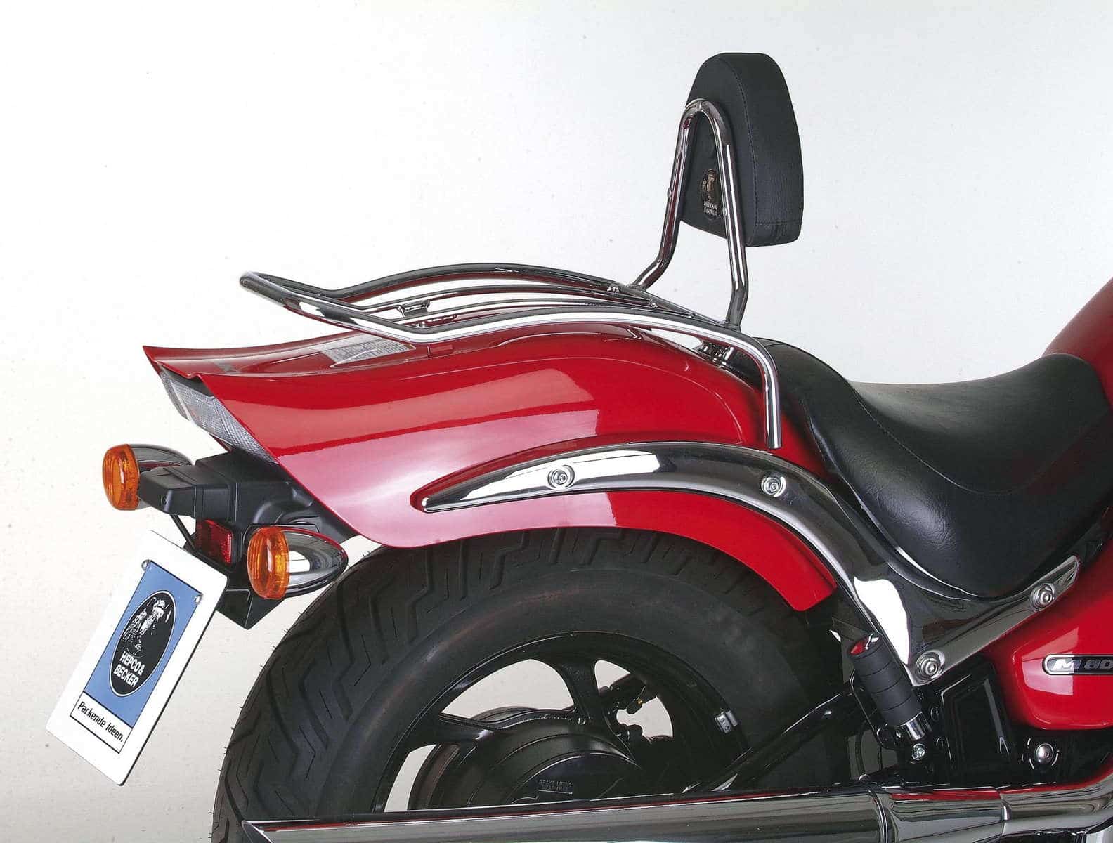 Solorack mit Rückenlehne chrom für Suzuki M 800 Intruder (2005-2009)