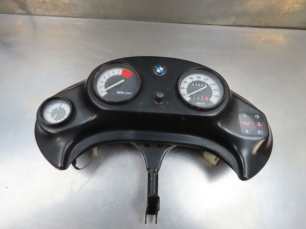 Tacho komplett Tachometer Drehzahlmesser Kontrollleuchten 43.863km für BMW F650
