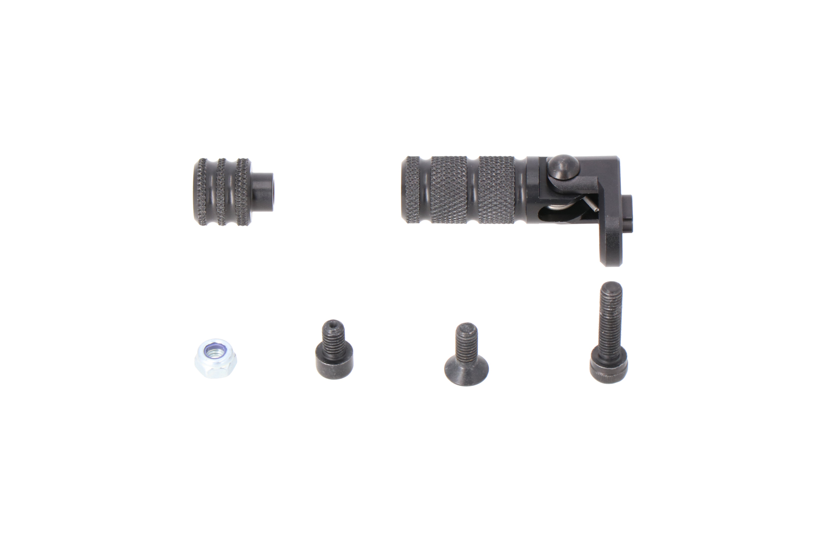 SW-Motech Footrest Shift Lever Black. Knurled. Including Extension.