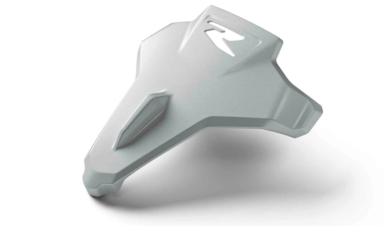 A0285926_Abdeckung-Soziussitz-Hockenheimsilber-metallic-9829330 Couvercle de siège passager d'origine BMW couleur : Argent pour K83 F900R