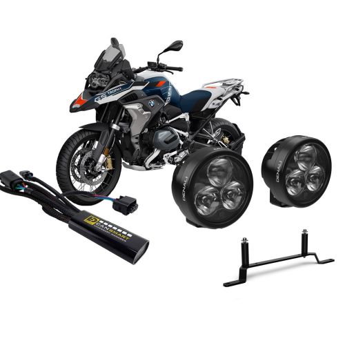 LED-Zusatzscheinwerferset DENALI D3 für BMW R1250GS/ R1200GS (LC)