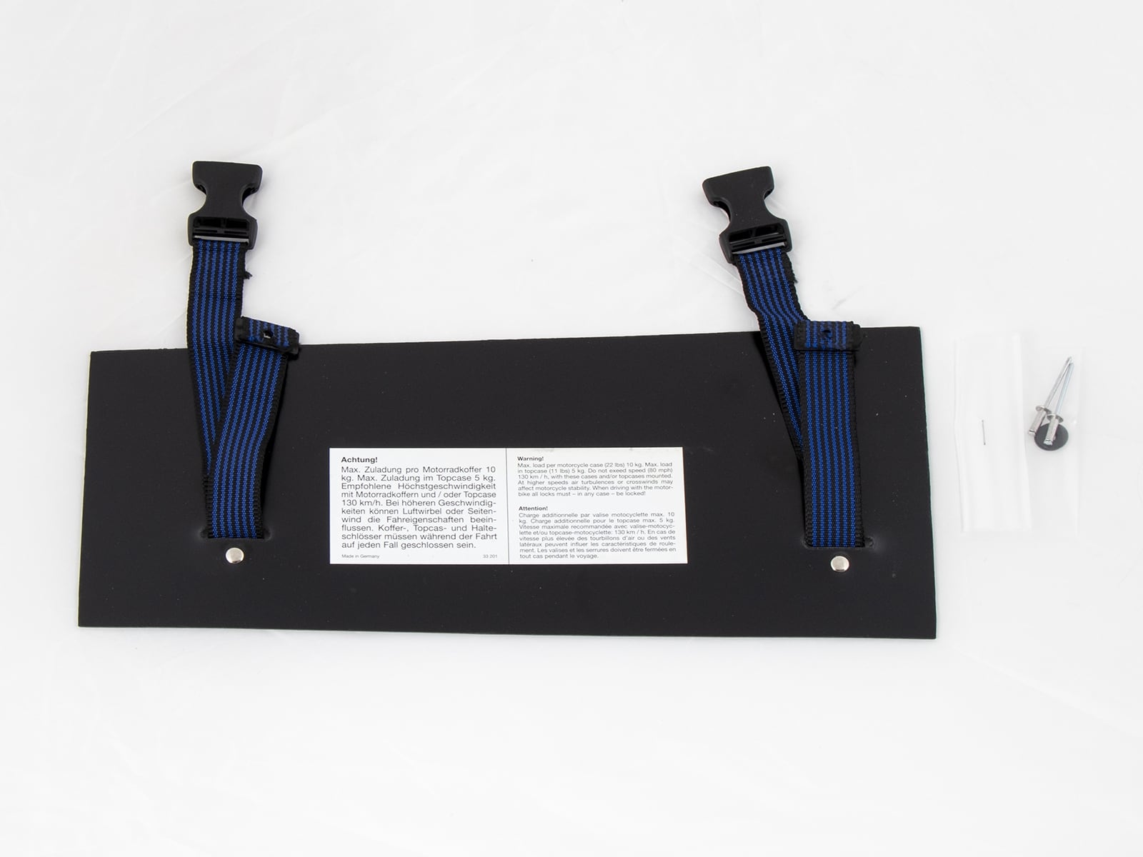 Bodenplatte inkl. Zurrgurte rechts für Junior/Junior Flash Seitenkoffer 40