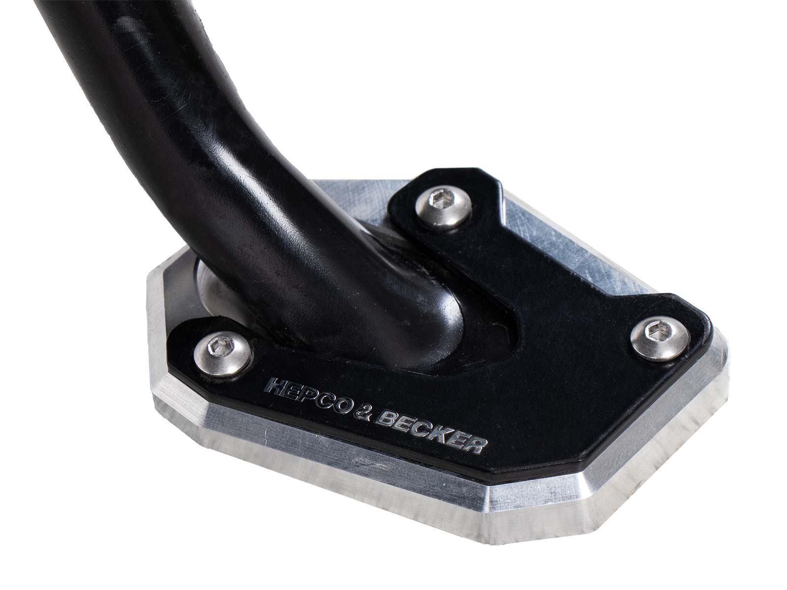 Seitenständerplatte silber/schwarz für Suzuki GSX-S 1000 (2021-)/GSX-S 950 (2021-)