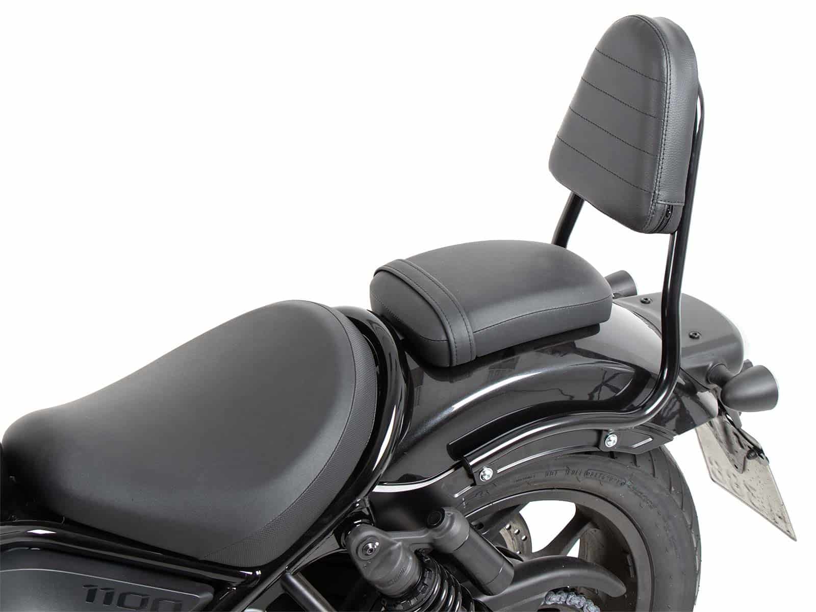 Sissybar ohne Gepäckträger (Rohrausführung) schwarz für Honda CMX 1100 Rebel / DCT (2021-2024)