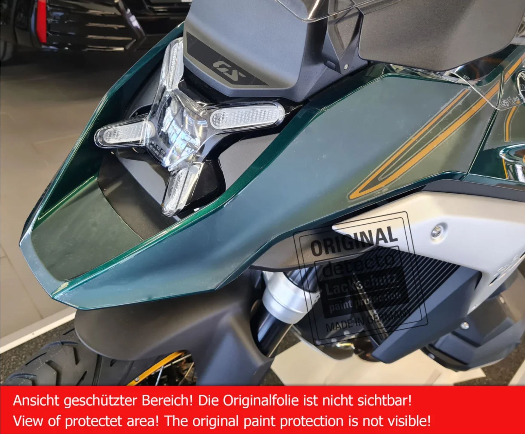 Lackschutzfolie-BMW-R1300GS-3-teilig-Schnabel Protective Film Set Beak 3-piece for BMW R 1300 GS from 2024 onwards