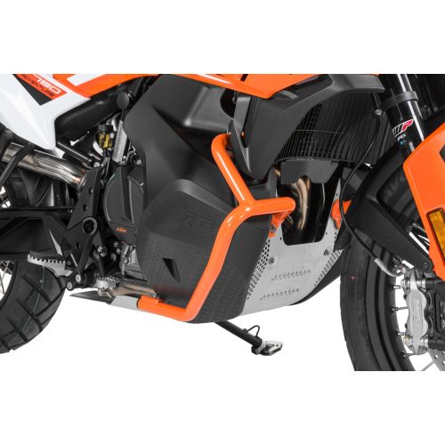 Barra di protezione serbatoio Touratech in acciaio inox arancione per KTM 790 Adventure / 790 Adventure R