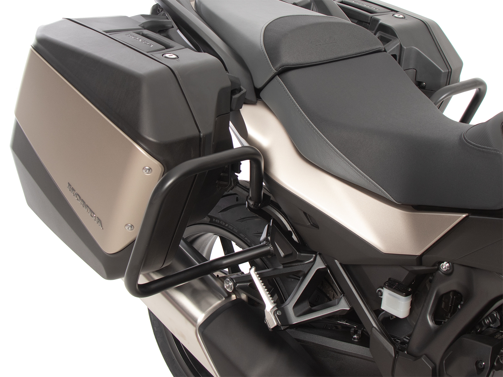 Kofferschutzbügel hinten schwarz für Honda NT 1100 / DCT / ES (2025-)