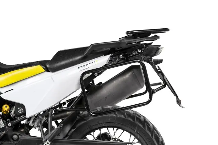 Portapacchi in acciaio inox, nero, per Husqvarna Norden 901 Portapacchi in acciaio inox, nero, per Husqvarna Norden 901