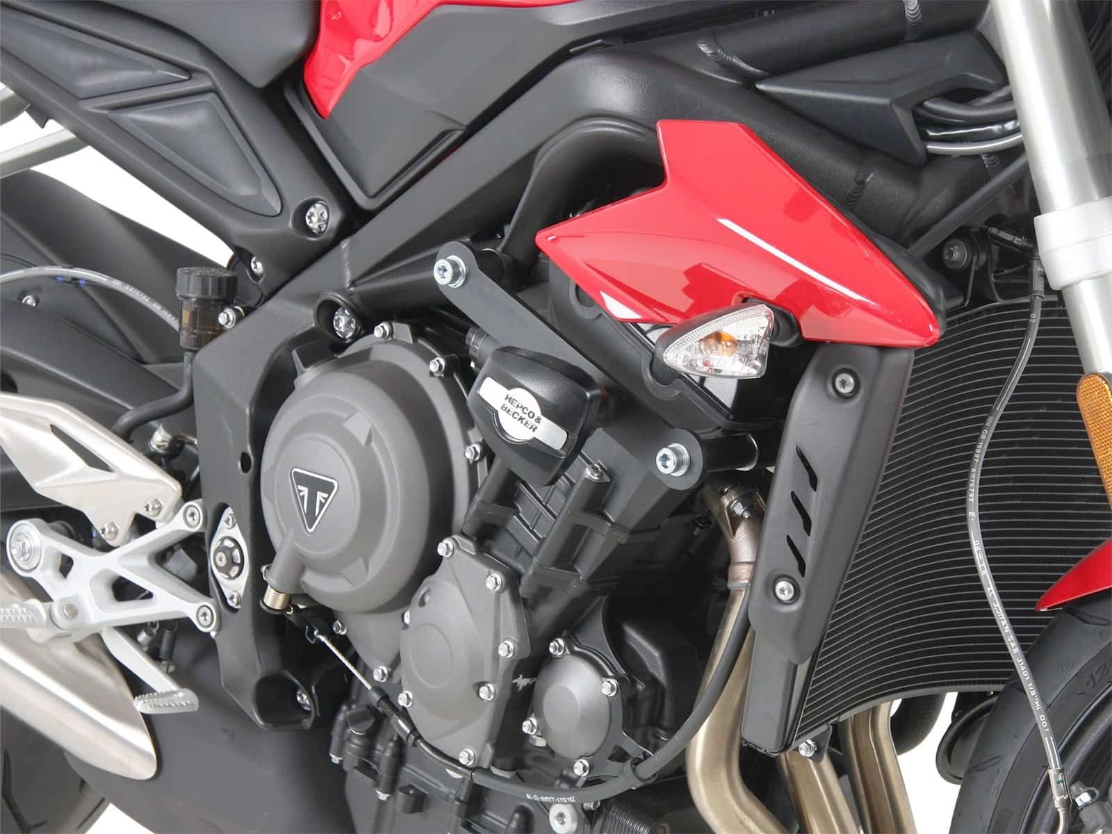 Motor-Protection-Pad - schwarz für Triumph Street Triple 765 S/R/RS/R Low/Moto2 (2017-)