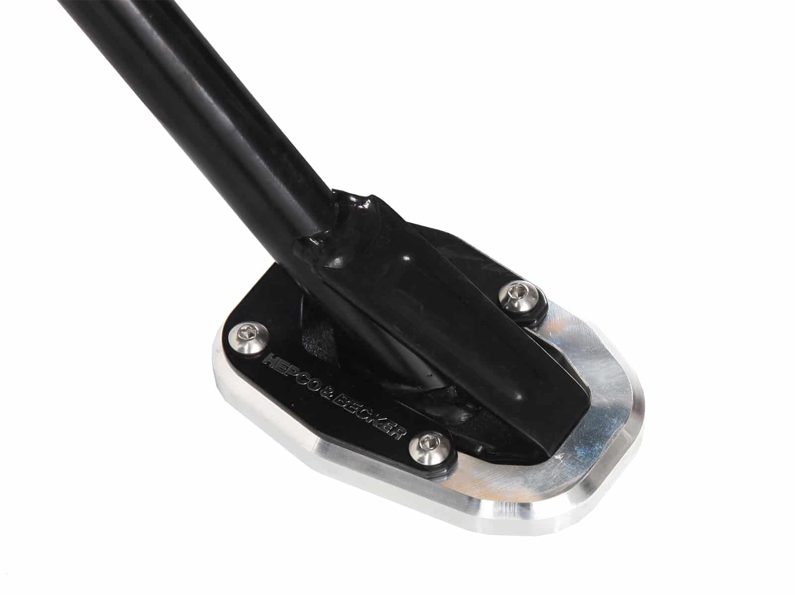 Seitenständerplatte silber/schwarz für Ducati Monster 797 (2017-2020)