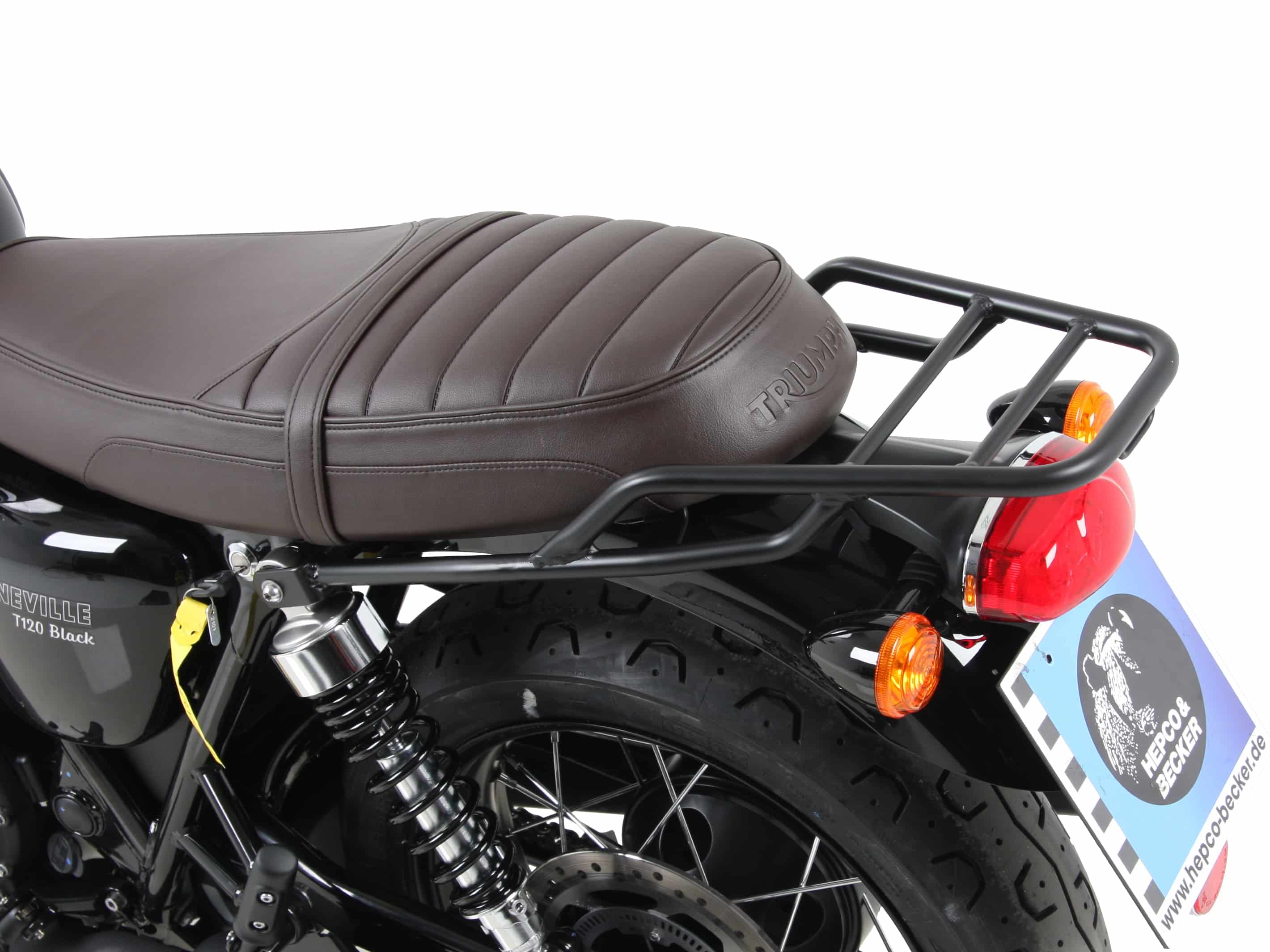 Rohrgepäckbrücke schwarz für Triumph Bonneville T 120/Black (2016-)