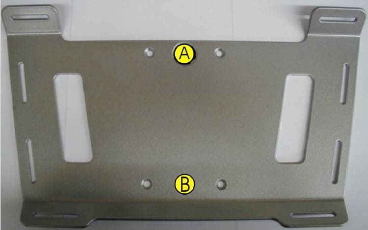 Gepäckbrückenverbreiterung silber für BMW R 1150 GS Adventure (2001-2005)