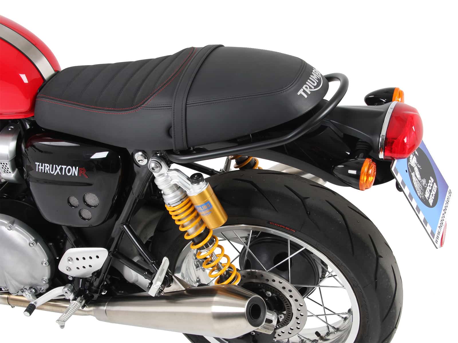 Soziushaltegriff schwarz für Triumph Thruxton/R/RS (2016-2024)