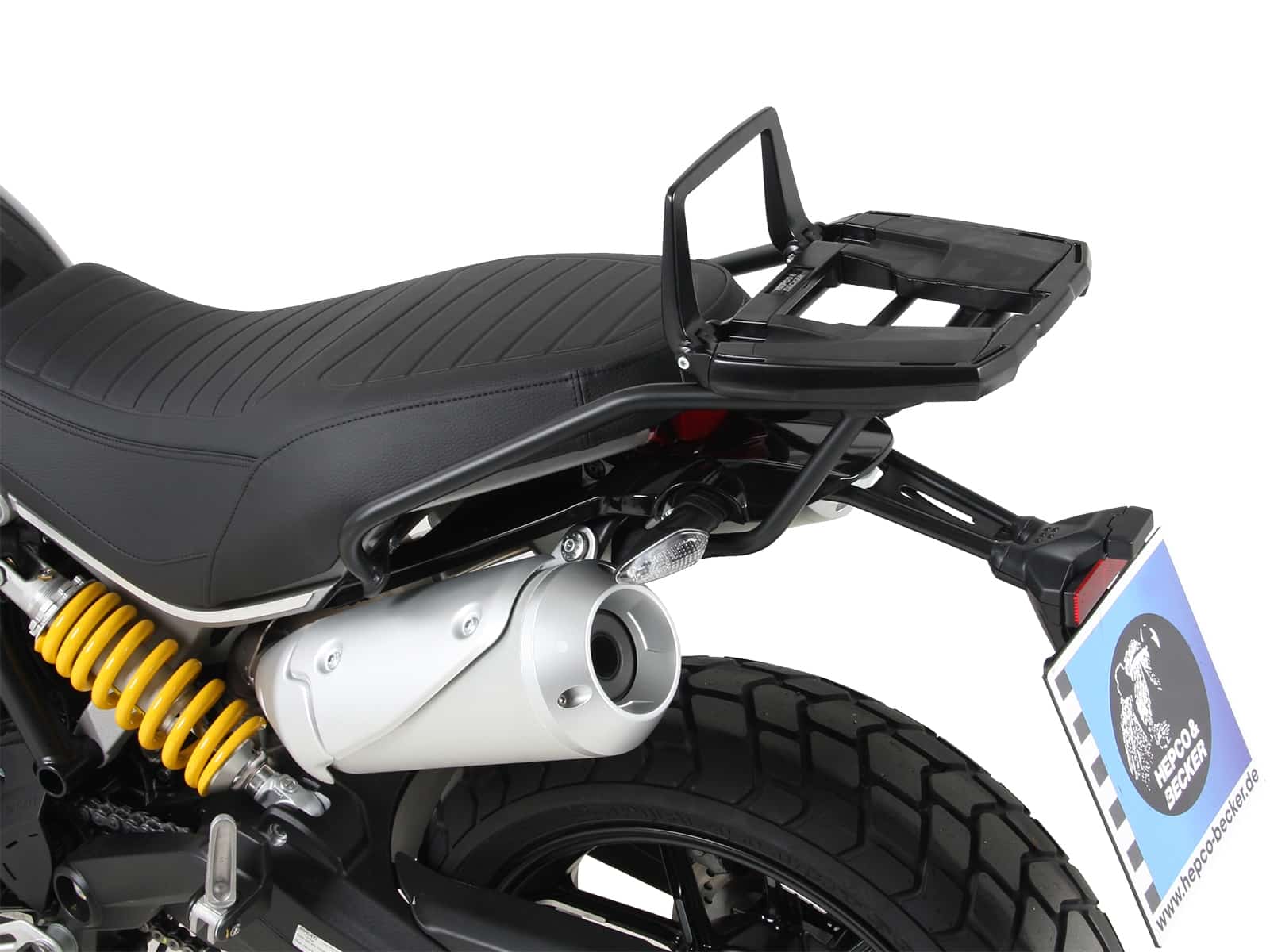 Easyrack Topcaseträger schwarz für Ducati Scrambler1100/Special/Sport (2018-2020)