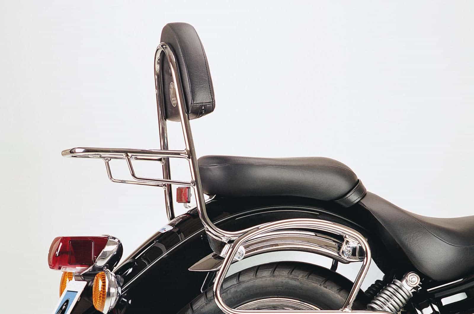 Sissybar mit Gepäckträger chrom für Yamaha XVS 125/250 Drag Star (2000-)