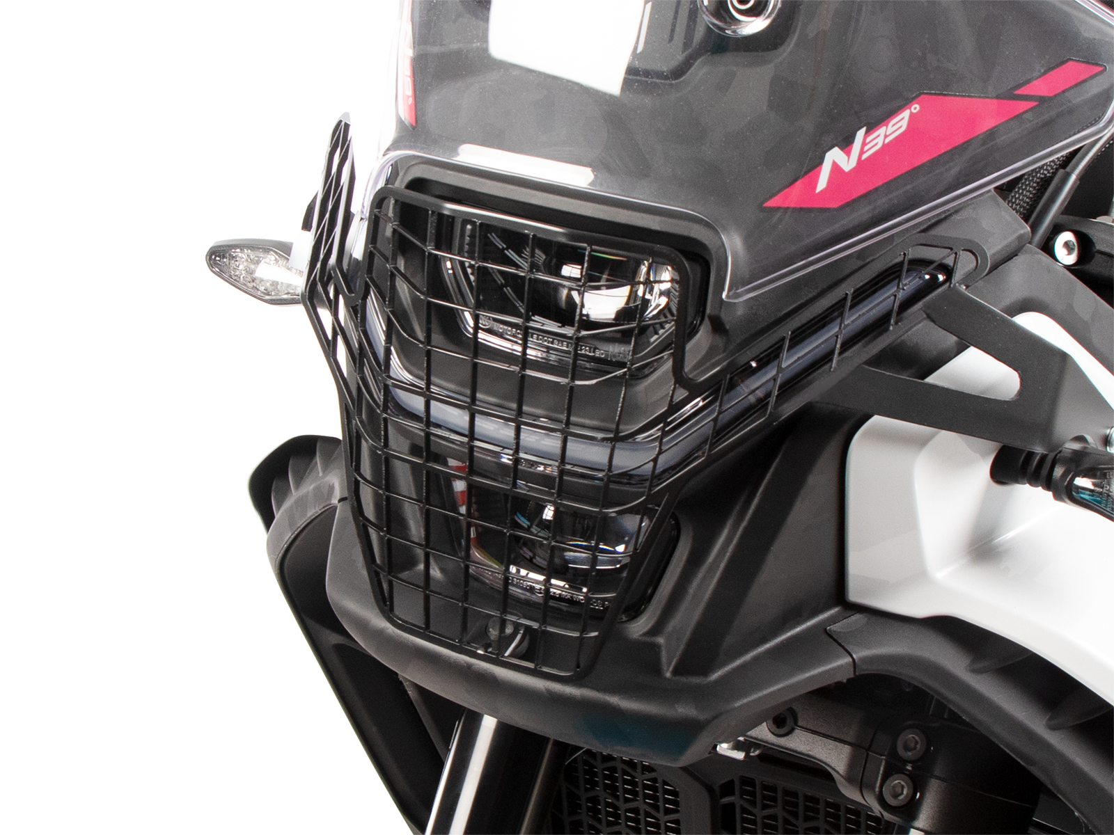 Lampenschutzgitter schwarz für CF Moto 450 MT (2024-)