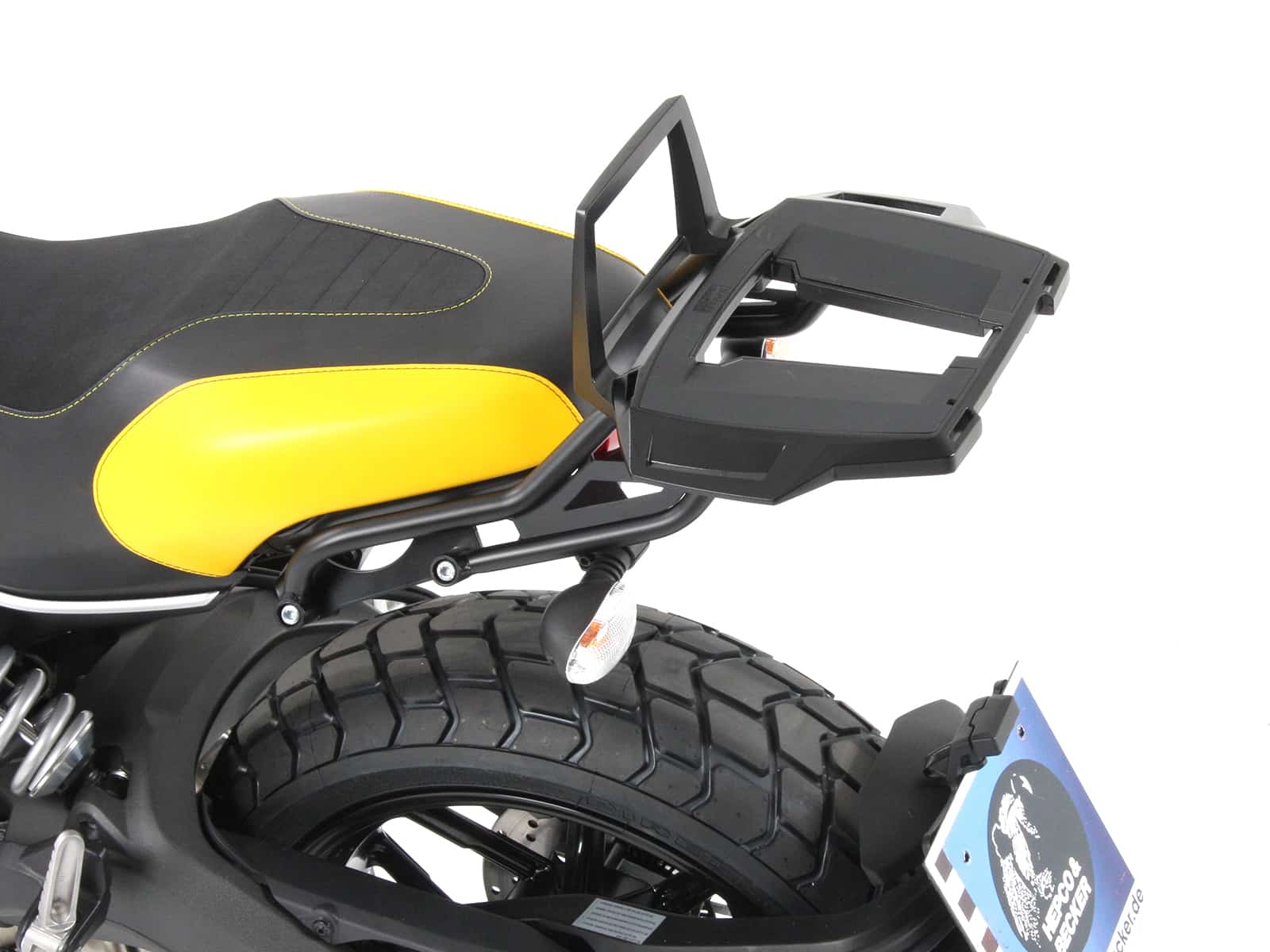 Alurack Topcaseträger schwarz für Ducati Scrambler 400 Sixty2 (2016-2020)