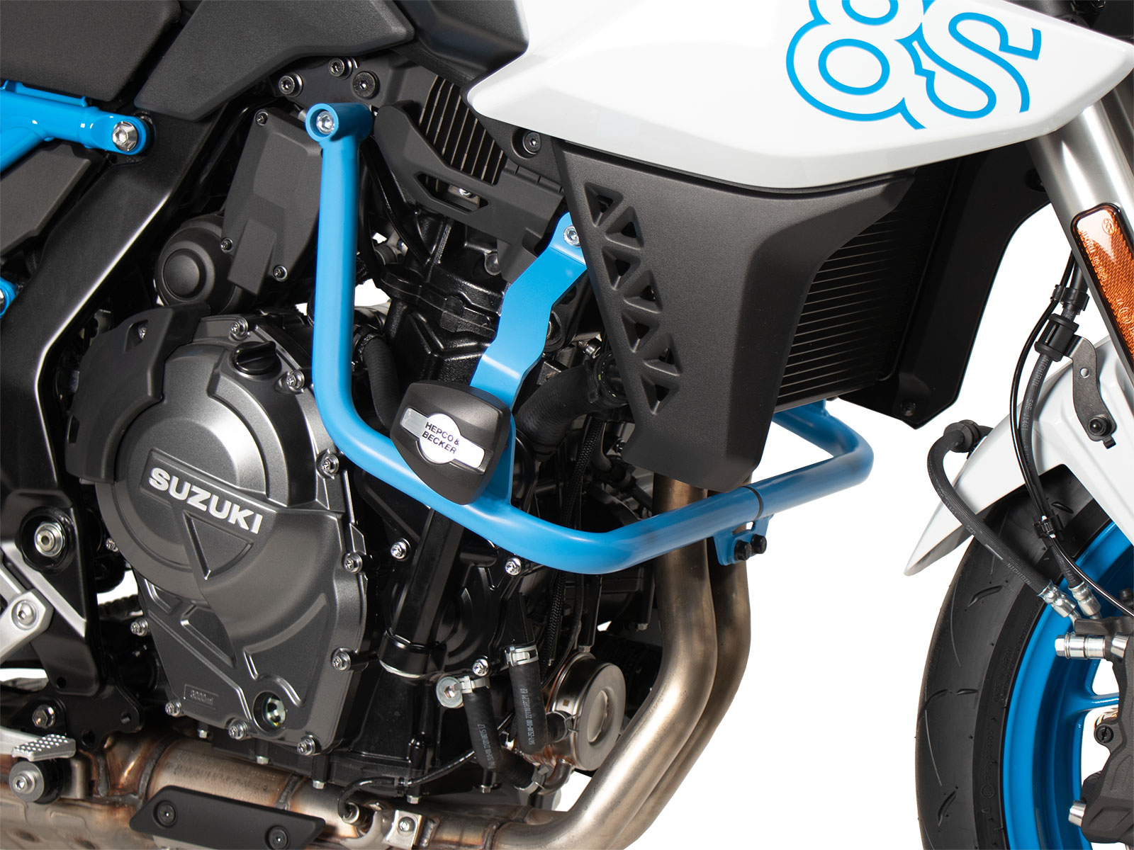 Motorschutzbügel inkl. ProtectionPad blau für Suzuki GSX-8S (2023-)