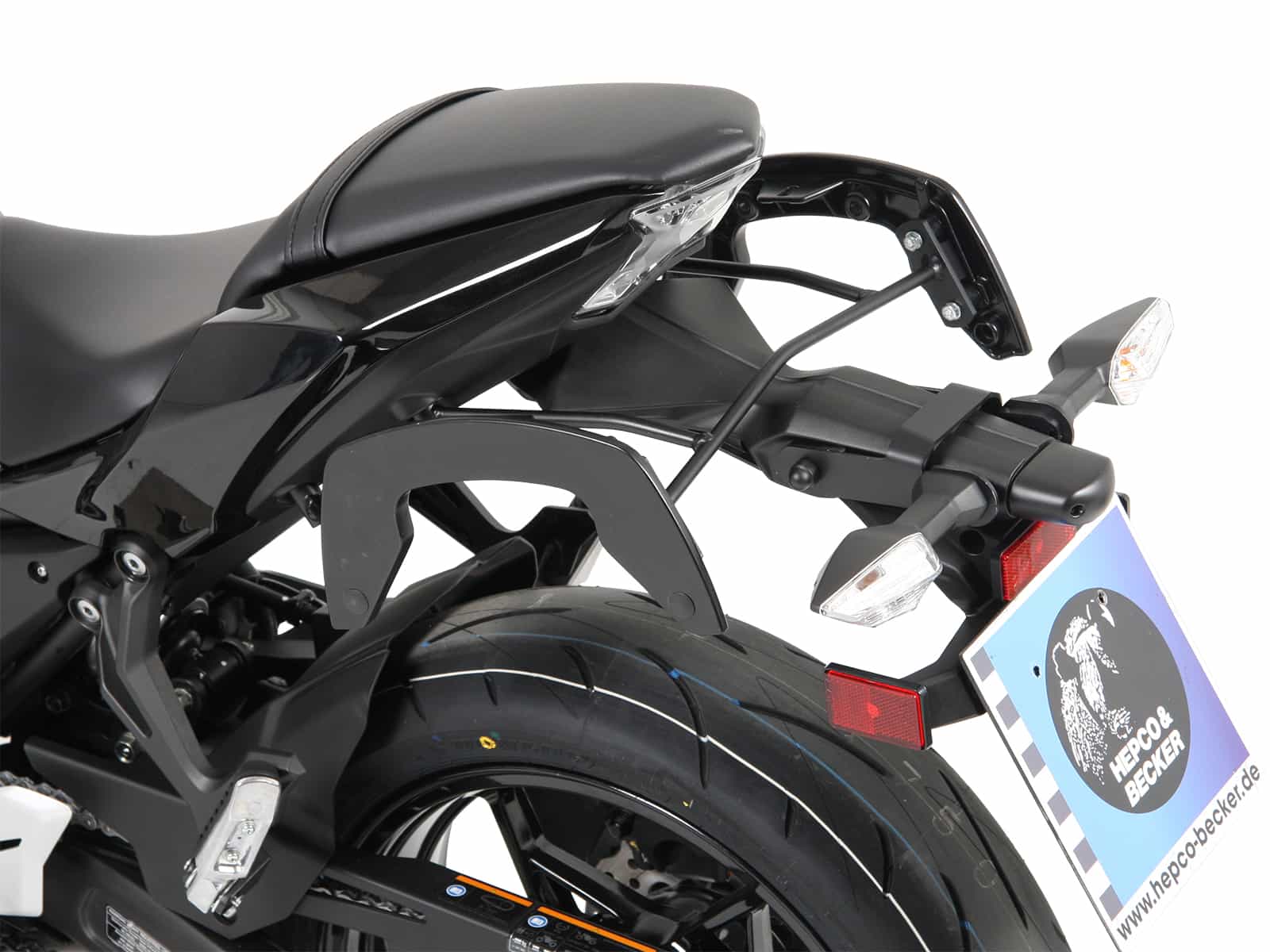 C-Bow Seitenträger schwarz für Kawasaki Ninja 650 (2017-)