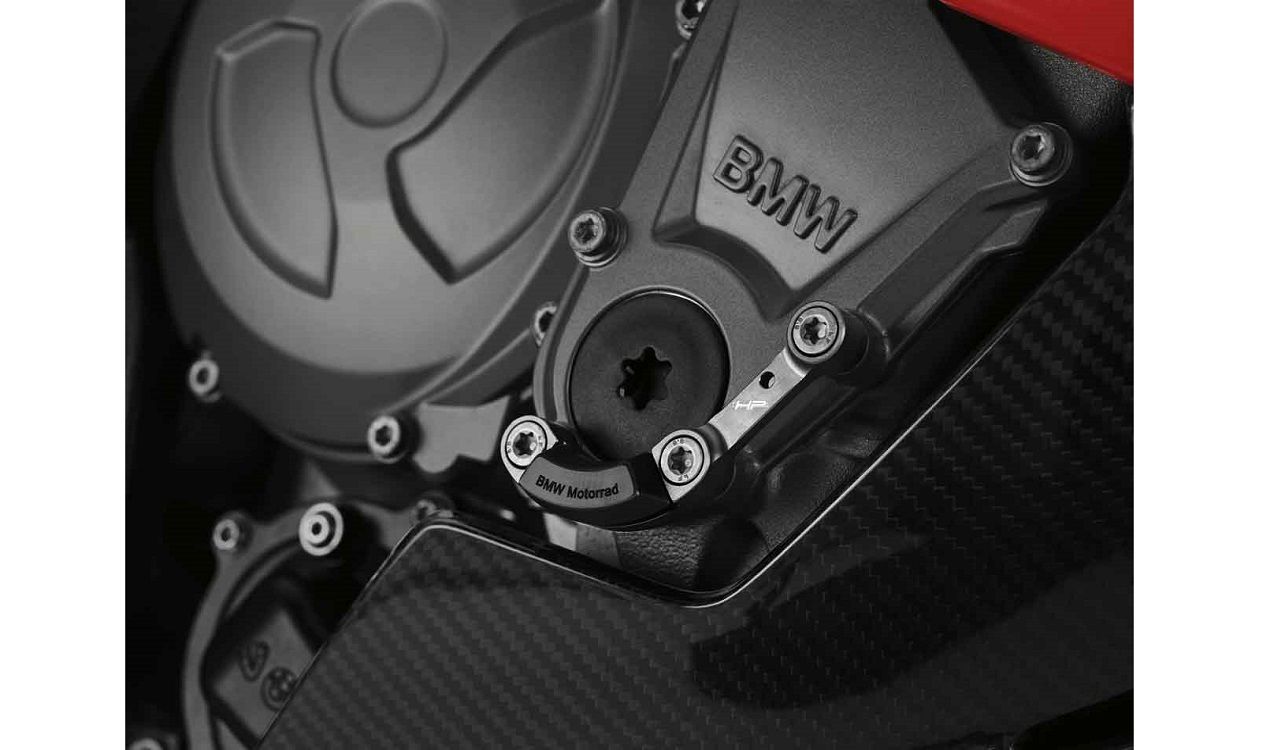 S1000RRHPCarbonAbdeckungMotorrechtsA0187970 Set di protezione motore originale BMW HP destro per K42 HP4 K46 S1000RR fino al 2018 K47 S1000R K49 S1000XR