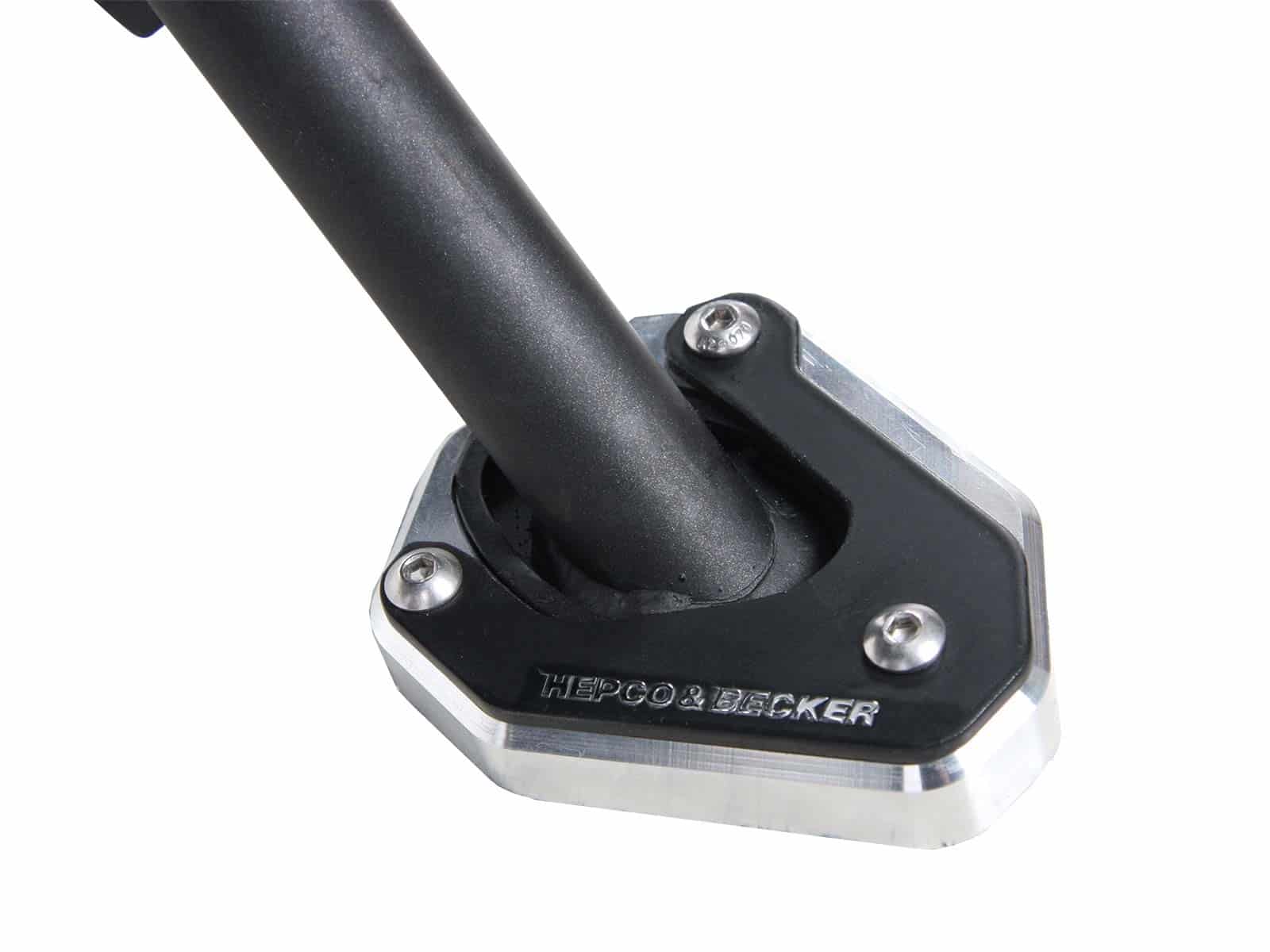 Seitenständerplatte silber/schwarz für Kawasaki Ninja 125 (2018-)