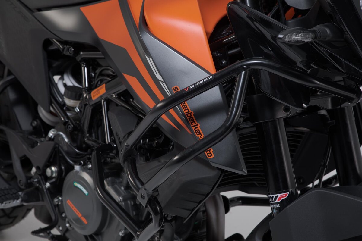 Oberer Sturzbügel für orig. KTM Sturzbügel Schwarz. KTM 390 Adv (19-).