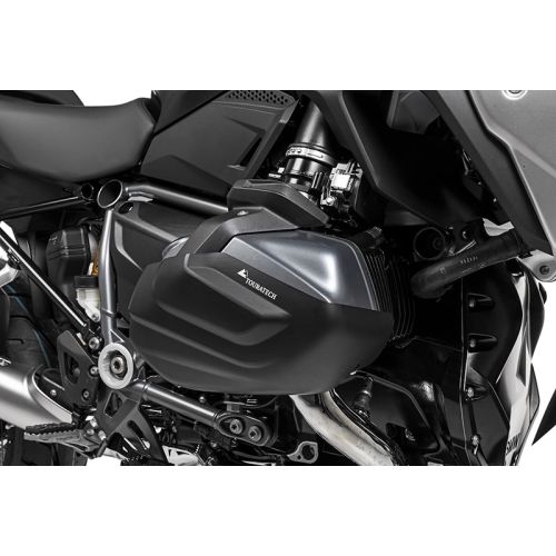 Protection de cylindre en aluminium noir (jeu) pour BMW R1250GS